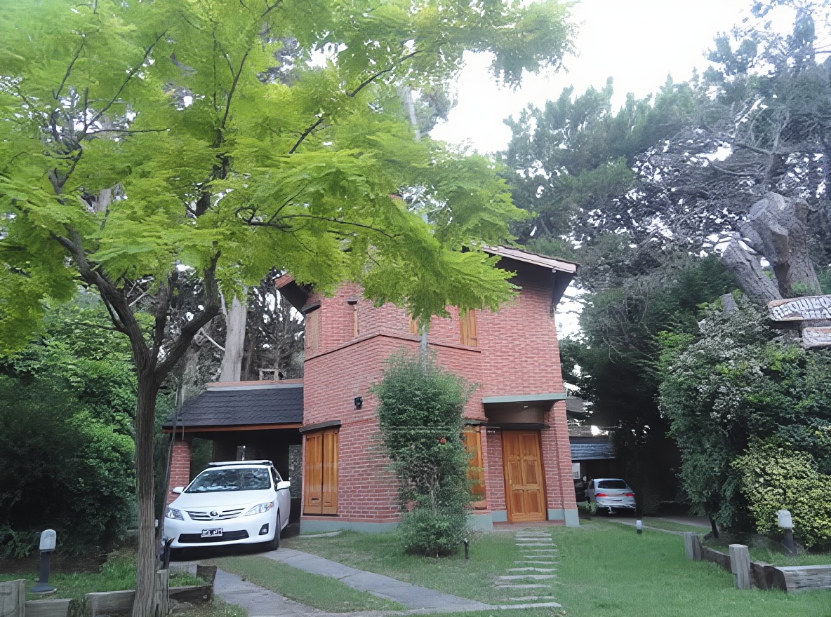 Cabañas con parque y parrilla a 100 metros del mar en Costa del Este