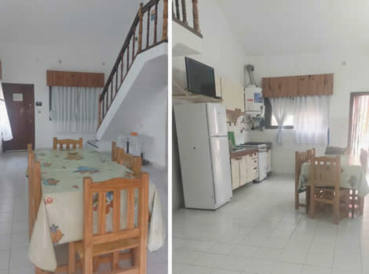 Dúplex con parque y parrilla a 100 metros del mar en Mar del Tuyú miniatura 2