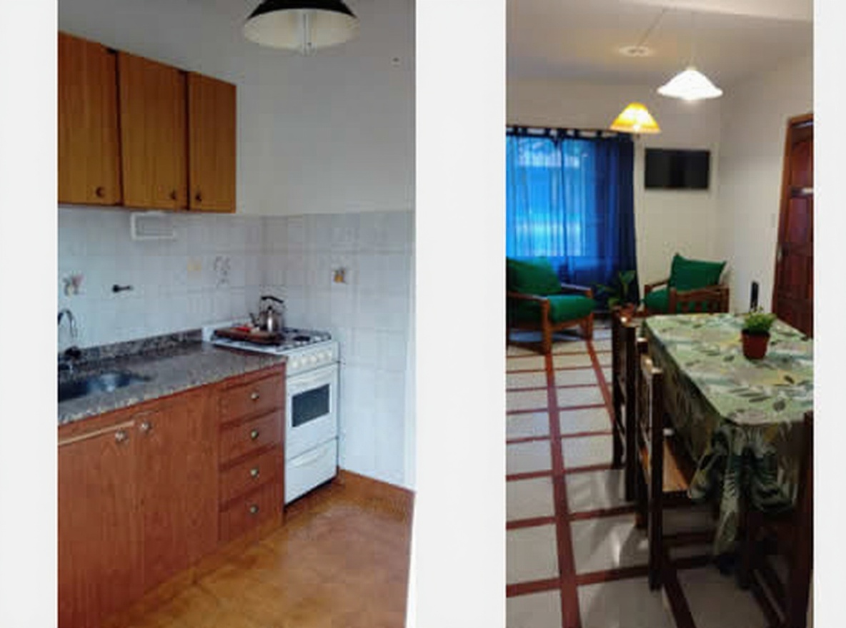 Dúplex con patio y parrilla a 150 metros del mar en Lucila del Mar miniatura 2