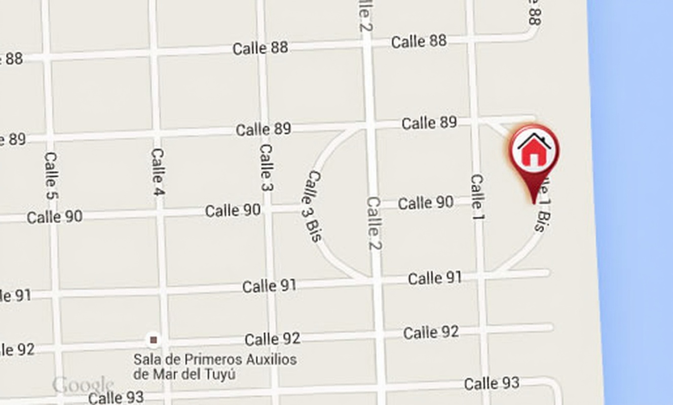 Cabaña con patio y parrilla frente al mar en Mar del Tuyú miniatura 10