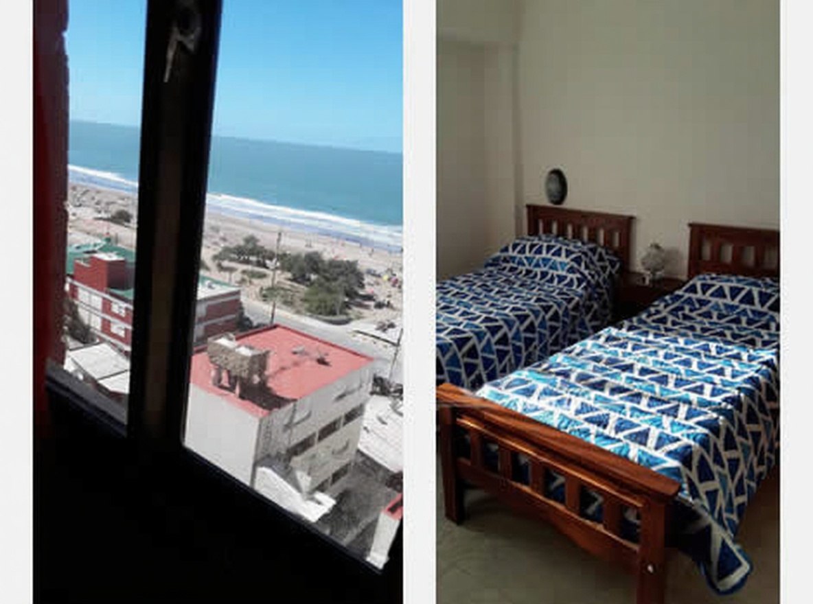 Departamento con balcón y vista al mar frente al mar en San Bernardo miniatura 6