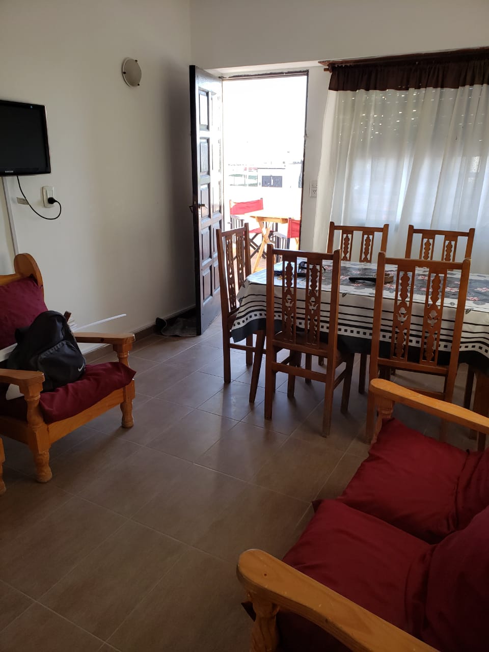 Departamento con terraza, parrilla y WiFi a metros del mar en Santa Clara miniatura 5