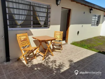 Departamento al fondo para 4 personas a 1,5 cuadras del mar